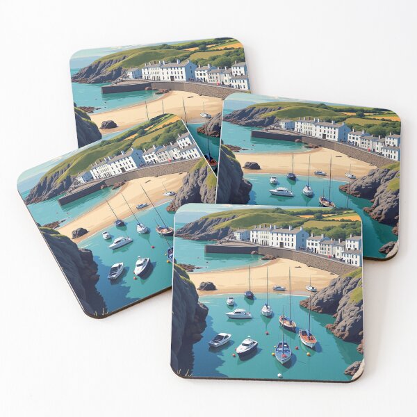 Item preview, Port Isaac Travel Poster, Perfect Gift for Travel Enthusiasts, Vintage Style Wall Art, England art for home decor, Port Isaac print. Sticker designed and sold by Thegalleryshop1.