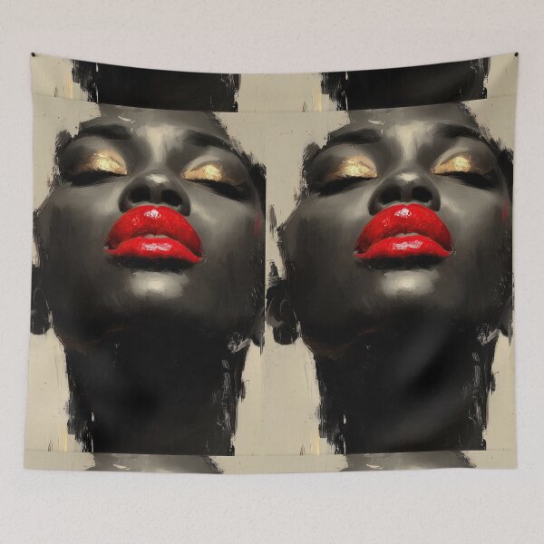 Item preview, Pure black skin with the gleam of gold on eyelids. designed and sold by Piotrek0001.