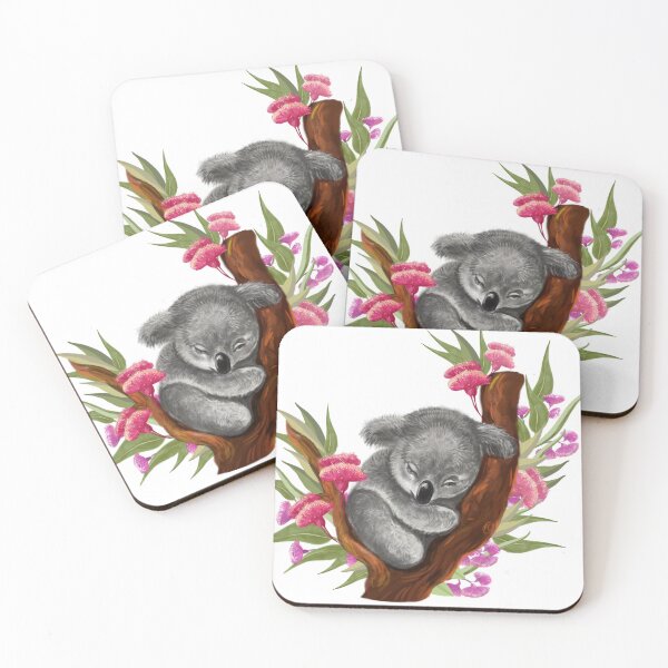 Item preview, Cute Koala Bear Sleeping On A Branch designed and sold by Happyfreedom.