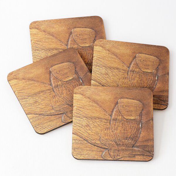 Item preview, wooden carving of an otter designed and sold by Lizzilzil.