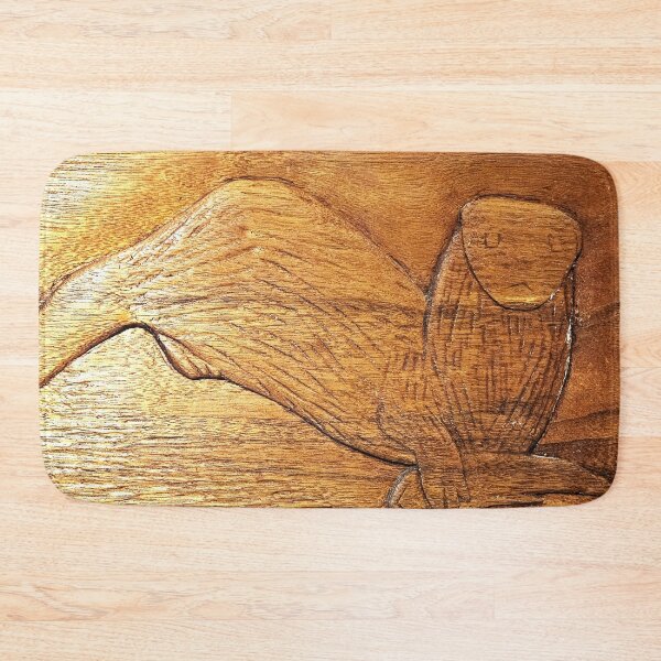 Item preview, wooden carving of an otter designed and sold by Lizzilzil.