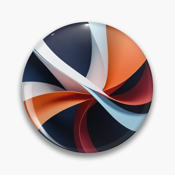 Item preview, Abstract Flowing Ribbons in Orange Red Blue and White on Dark Background Modern Minimal Design designed and sold by Mimoshi ⭐⭐⭐⭐⭐.