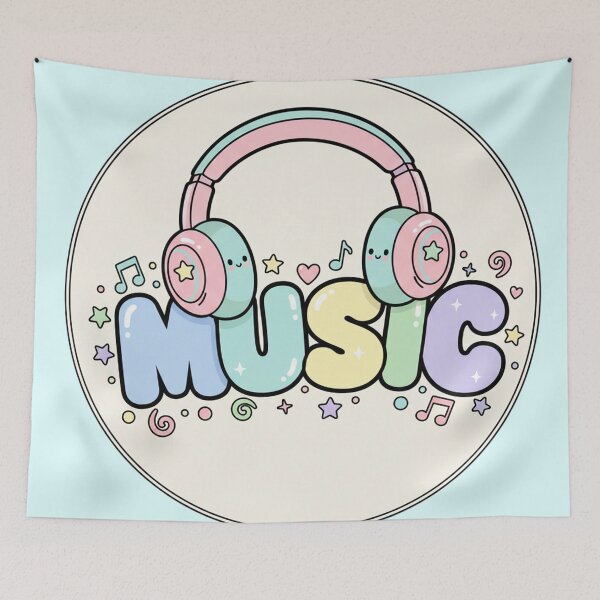 Item preview, Listen to Music in Cute Style designed and sold by EsenciaZen.