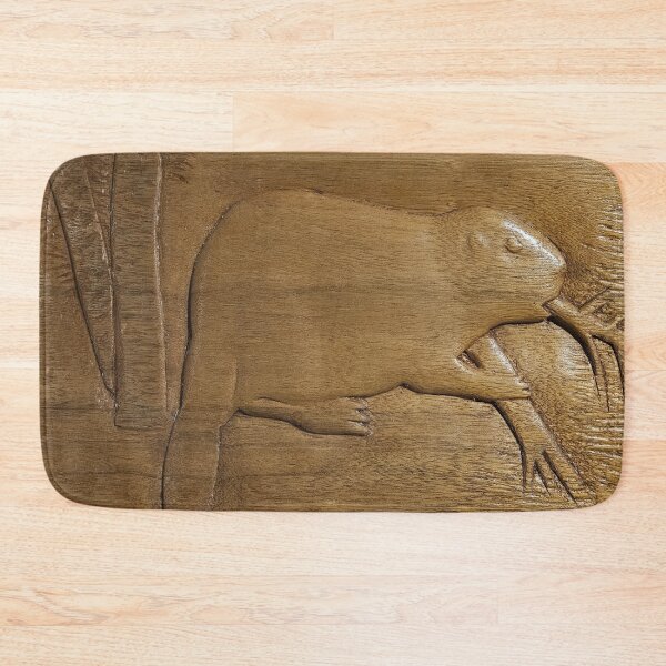 Item preview, wooden carving of a beaver designed and sold by Lizzilzil.