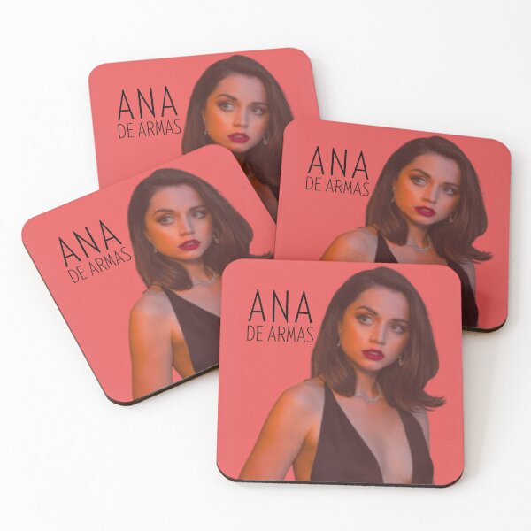 Item preview, Ana de Armas Bold Coral Portrait designed and sold by Vicky021.