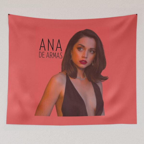 Item preview, Ana de Armas Bold Coral Portrait designed and sold by Vicky021.
