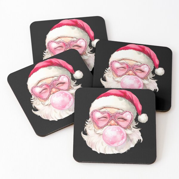 Item preview, Cute Retro Santa Christmas Blowing Bubble Gum Vintage Girly designed and sold by aggvinquoterl.