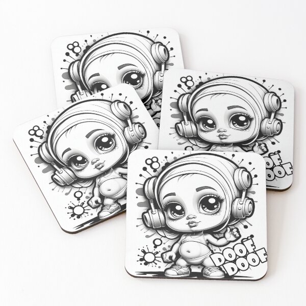 Item preview, Doof Doof Baby – Cute Graffiti Style Art designed and sold by JaaGo PopLab.