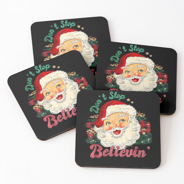 Item preview, Don't Stop Believing Santa Christmas Classic Retro Women Men designed and sold by aggvinquoterl.