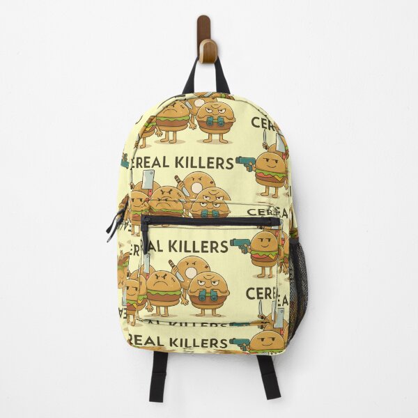 Item preview, Funny Food Pun – Cereal Killers Cartoon Burger Gang designed and sold by graphicnew.