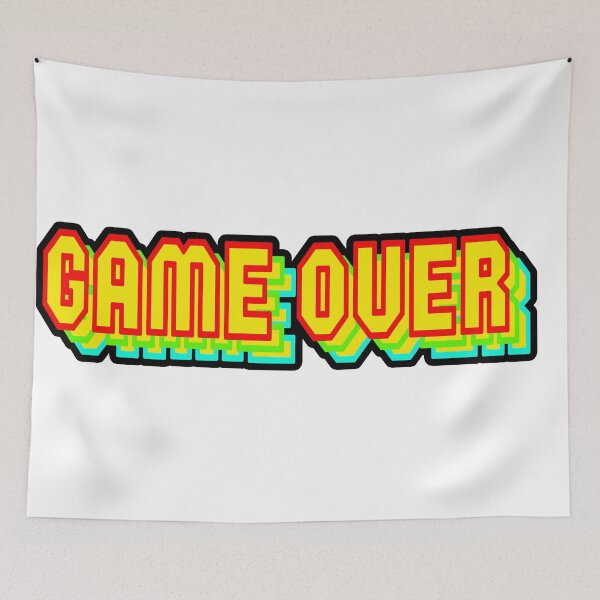 Item preview, GAME OVER designed and sold by Apocalyptik Designs .