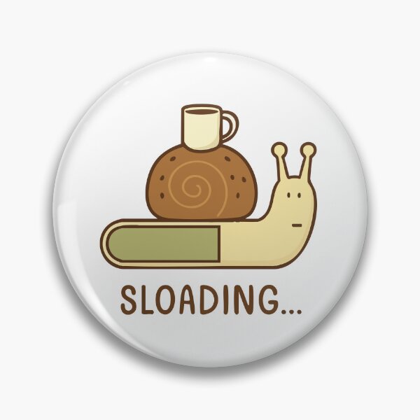 Item preview, Funny Coffee Snail Pun – Sloading Slow Loading Coffee Lover designed and sold by graphicnew.