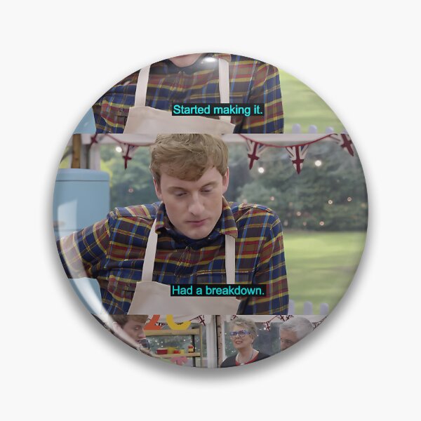 Artikelvorschau, James Acaster: Great British Bake Off entworfen und verkauft von LarissaMann.