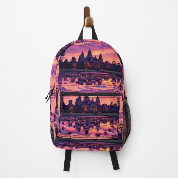 Item preview, Angkor Wat Sunrise Reflection in 3D, designed and sold by PaintMeWorld.