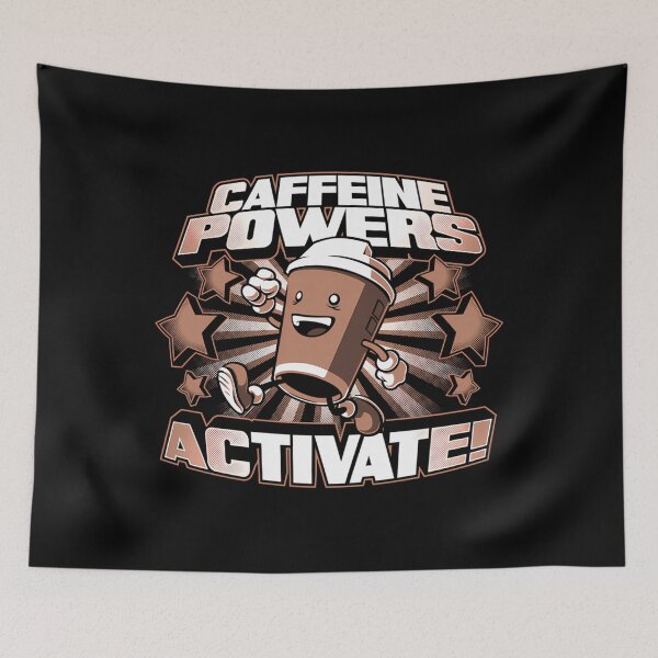 Item preview, Caffeine Powers... Activate designed and sold by LarissaMann.