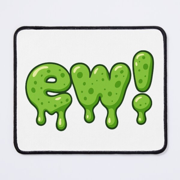 Item preview, Ew Slime Text – Funny Gross Green Goo Cartoon designed and sold by graphicnew.