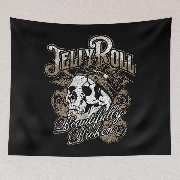 Item preview,  Jelly Roll Beautifully Broken For Tour 2024 Jelly Roll Fan Gift designed and sold by ManueDazijo.