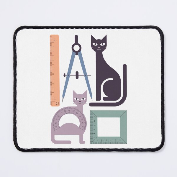 Item preview, Cat Geometry Math - Funny Geometry Cats Design for Kids, Students and Teachers designed and sold by Marpin91.