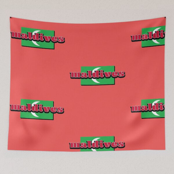Item preview, Maldives Flag  designed and sold by crickmonster.