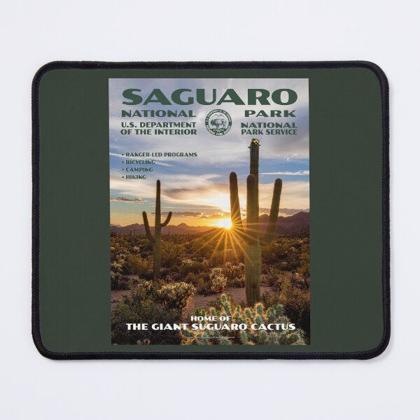 Item preview, Vintage WPA-Style Saguaro National Park Poster designed and sold by travelwitheric.