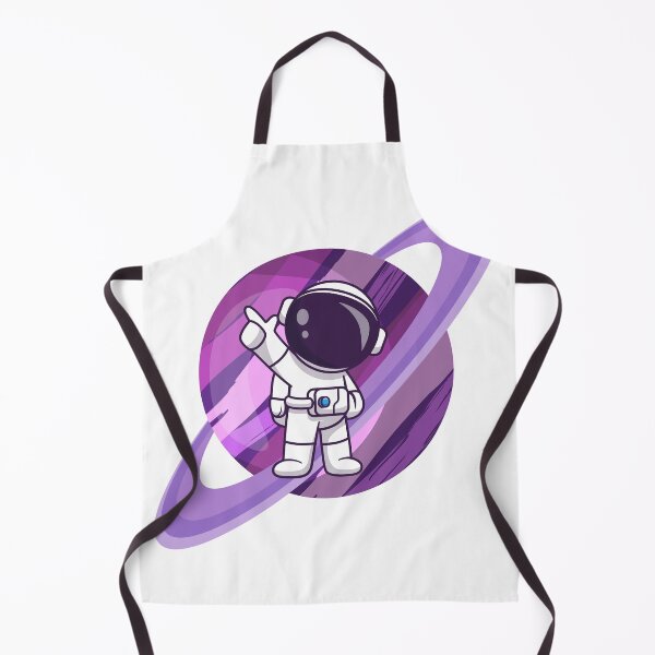 Item preview, Astronaut on Planet Ringed Galaxy Art designed and sold by Happyfreedom.