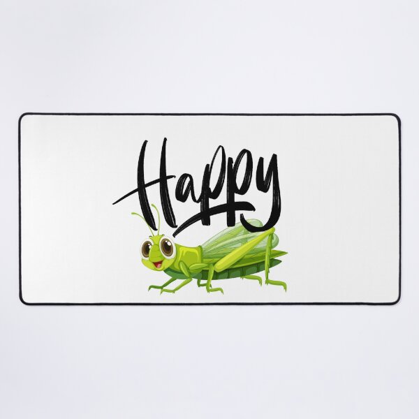 Item preview, Funny Happy Grasshopper Cartoon Art designed and sold by Happyfreedom.