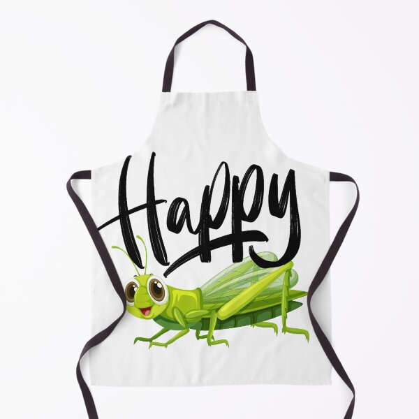 Item preview, Funny Happy Grasshopper Cartoon Art designed and sold by Happyfreedom.