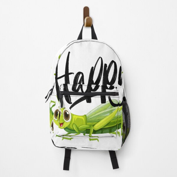 Item preview, Funny Happy Grasshopper Cartoon Art designed and sold by Happyfreedom.