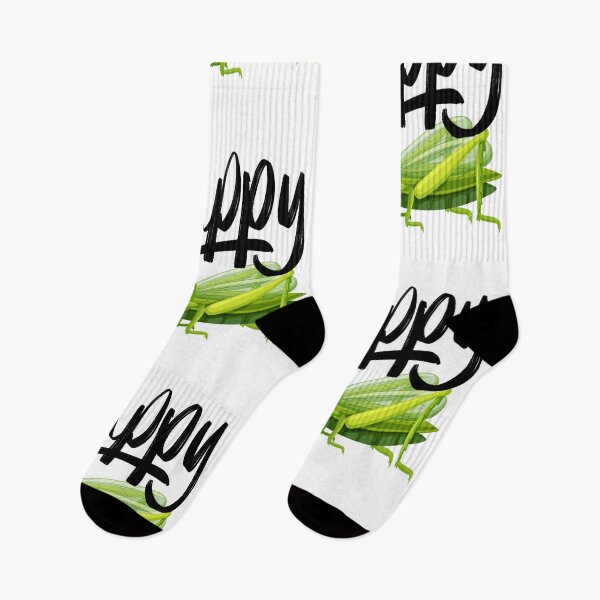 Item preview, Funny Happy Grasshopper Cartoon Art designed and sold by Happyfreedom.