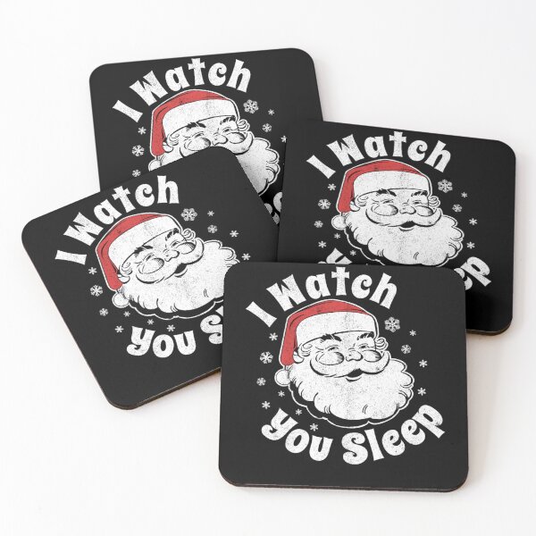 Item preview, I Watch You Sleep Christmas Creepy Santa Retro Party Gift designed and sold by aggvinquoterl.
