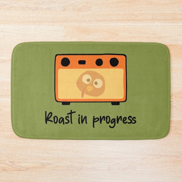 Item preview, Roast in Progress – Funny Thanksgiving Turkey Oven Design designed and sold by downUnderInk.