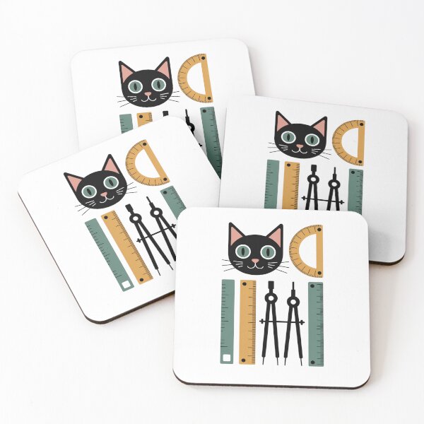 Item preview, Cat Geometry Math - Funny Geometry Cats Design for Kids, Students and Teachers designed and sold by Marpin91.