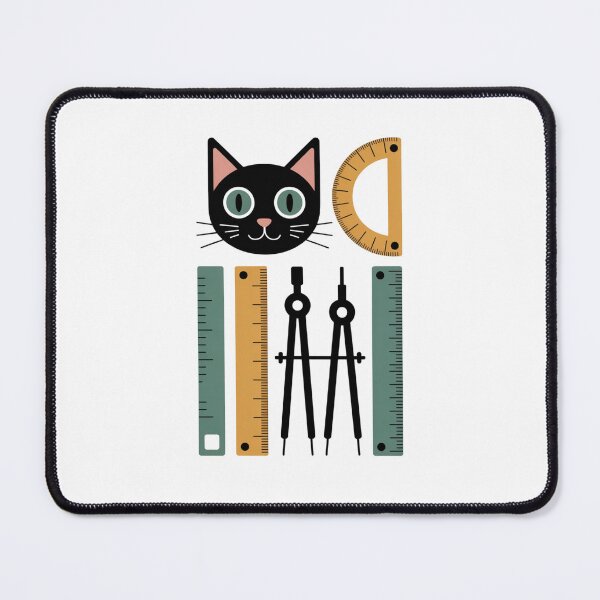 Item preview, Cat Geometry Math - Funny Geometry Cats Design for Kids, Students and Teachers designed and sold by Marpin91.