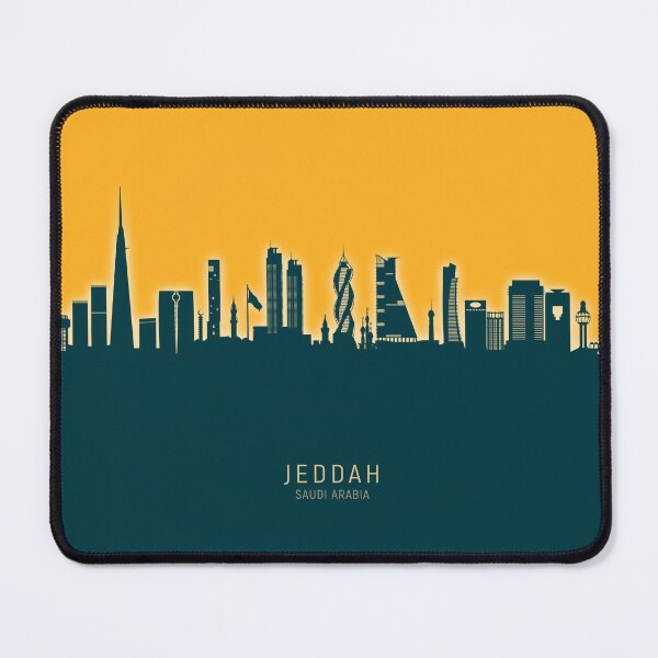 Item preview, Jeddah Saudi Arabia Skyline designed and sold by ArtPrints.
