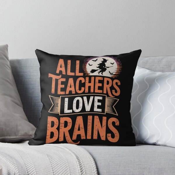 Item preview, All Teachers Love Brains Funny Halloween Teacher Gifts Funny designed and sold by BakeryDozen.