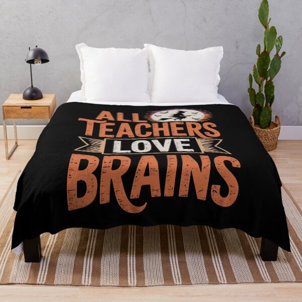 Item preview, All Teachers Love Brains Funny Halloween Teacher Gifts Funny designed and sold by BakeryDozen.