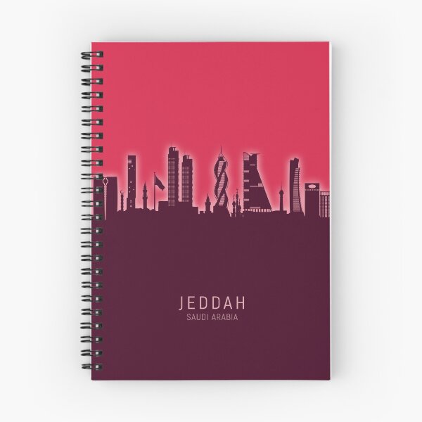 Artikelvorschau, Skyline von Jeddah, Saudi-Arabien entworfen und verkauft von ArtPrints.