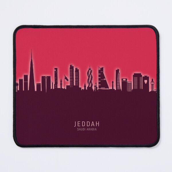 Item preview, Jeddah Saudi Arabia Skyline designed and sold by ArtPrints.