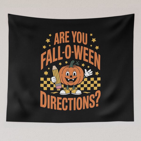 Item preview, Are You Fall-O-Ween Directions Fun Retro Teacher Halloween designed and sold by BakeryDozen.