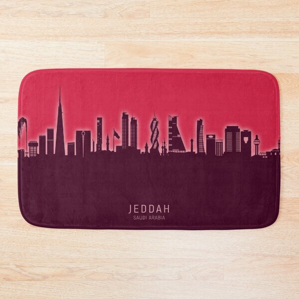 Item preview, Jeddah Saudi Arabia Skyline designed and sold by ArtPrints.