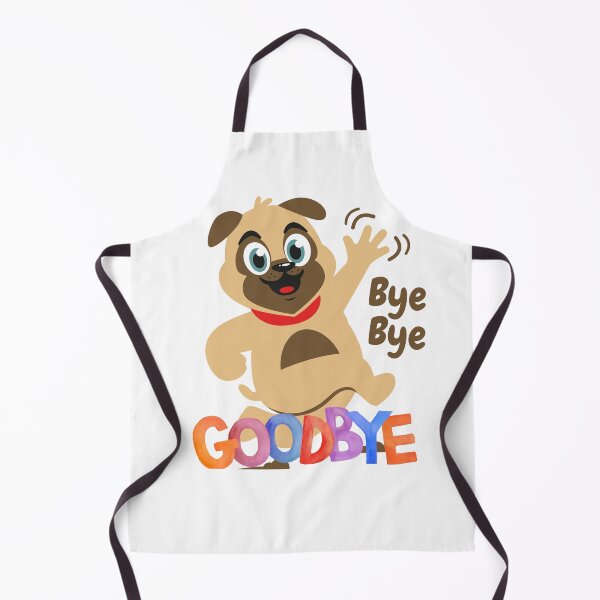 Item preview, Cute Puppy Saying Bye Bye Goodbye designed and sold by Happyfreedom.