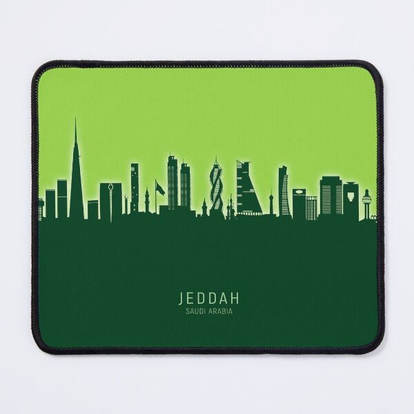 Item preview, Jeddah Saudi Arabia Skyline designed and sold by ArtPrints.