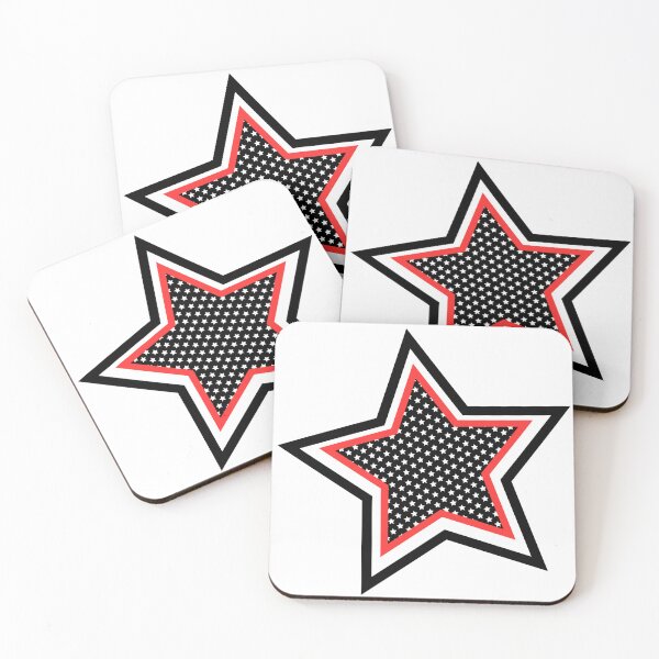 Item preview, Stylish Red Star Punk Rock Design designed and sold by Happyfreedom.