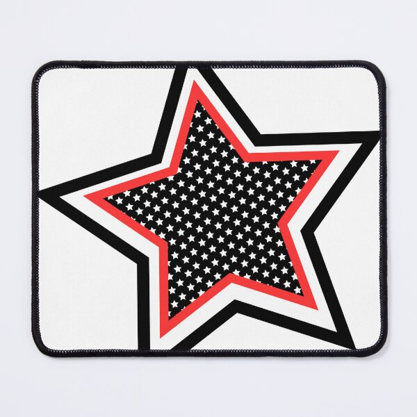 Item preview, Stylish Red Star Punk Rock Design designed and sold by Happyfreedom.