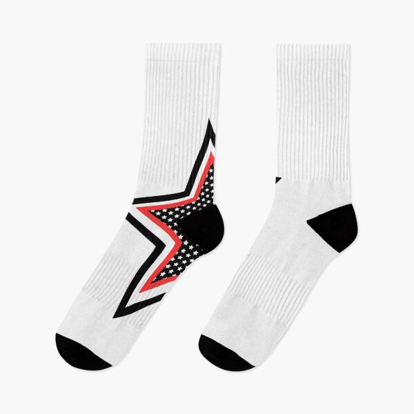 Item preview, Stylish Red Star Punk Rock Design designed and sold by Happyfreedom.
