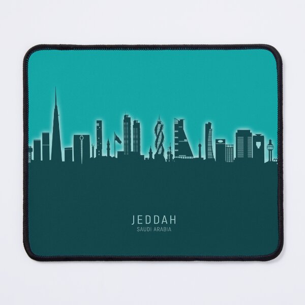 Item preview, Jeddah Saudi Arabia Skyline designed and sold by ArtPrints.