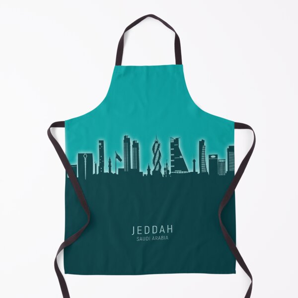 Artikelvorschau, Skyline von Jeddah, Saudi-Arabien entworfen und verkauft von ArtPrints.