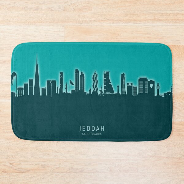 Item preview, Jeddah Saudi Arabia Skyline designed and sold by ArtPrints.