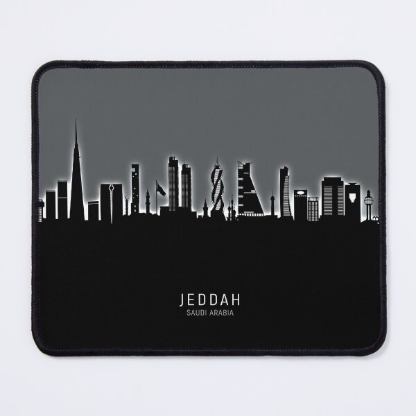 Item preview, Jeddah Saudi Arabia Skyline designed and sold by ArtPrints.