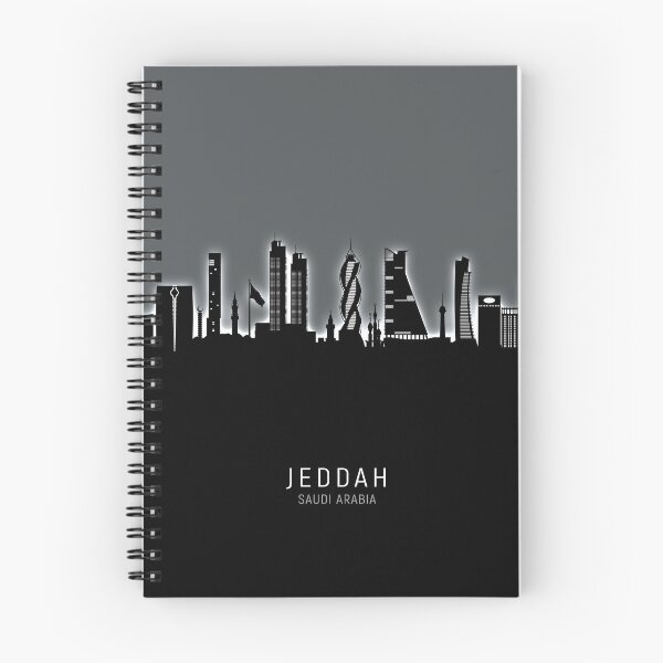 Artikelvorschau, Skyline von Jeddah, Saudi-Arabien entworfen und verkauft von ArtPrints.